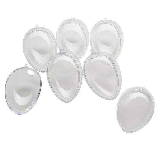 VBS Acryl ei met gat, 6 stuks