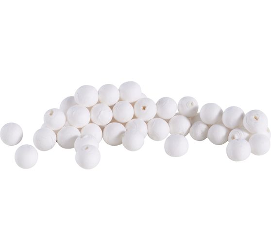 VBS Cotton wool balls "White", 10 mm, 50 pieces