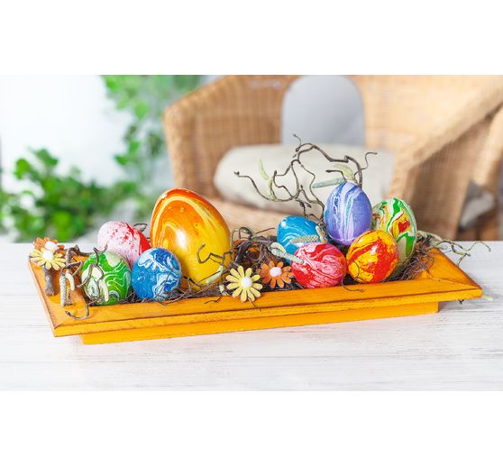 VBS Decorative egg "White", 10 pieces