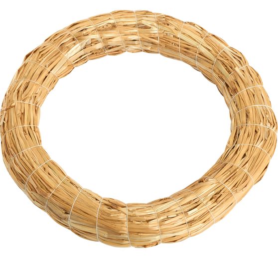 Straw wreath Ø 25 cm