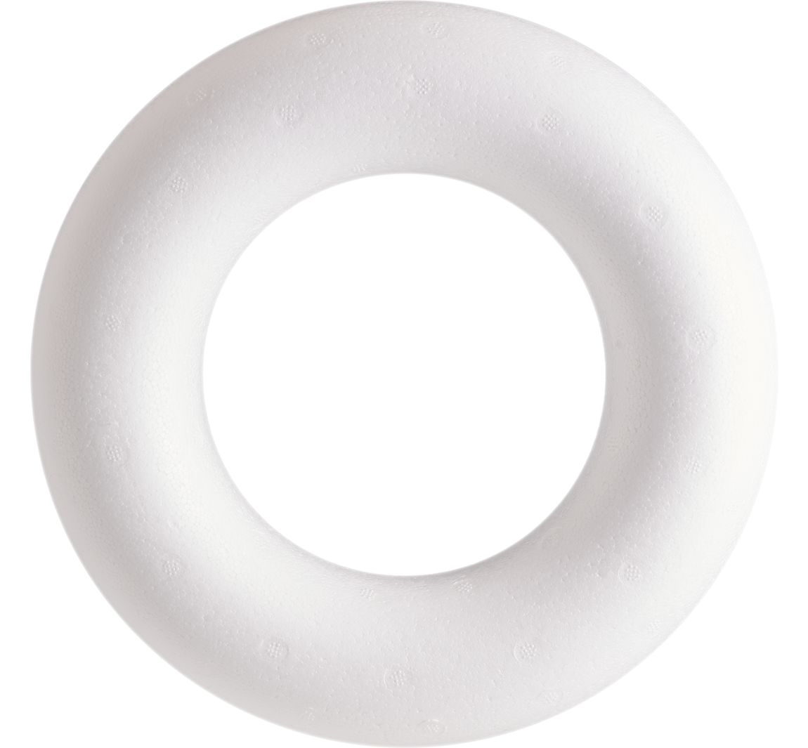 Piepschuim ring plat, (Romeins), Ø 22 cm