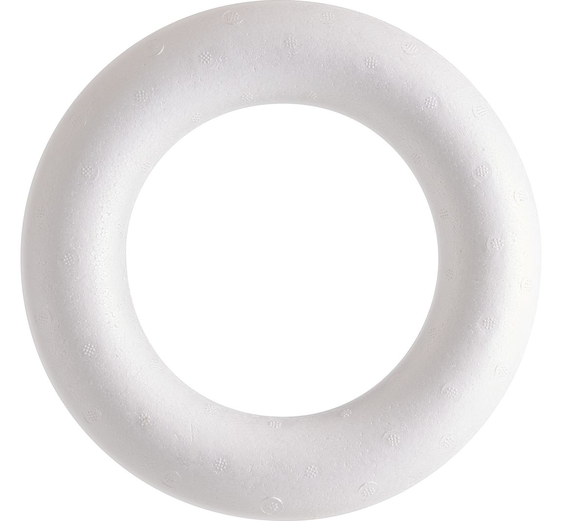 Piepschuim ring vol - Ø approx. 20 cm