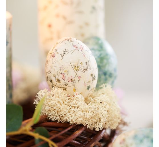 VBS Decorative egg "White", 10 pieces