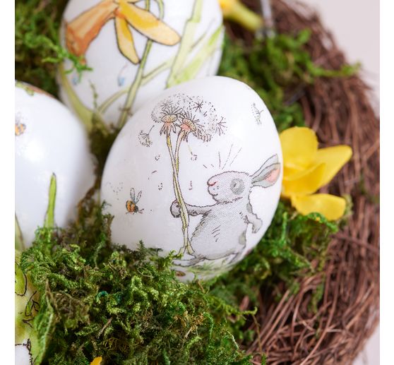 VBS Decorative egg "White", 10 pieces