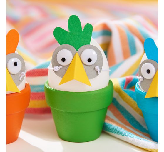 VBS Decoratief ei "Wit", 10 stuks