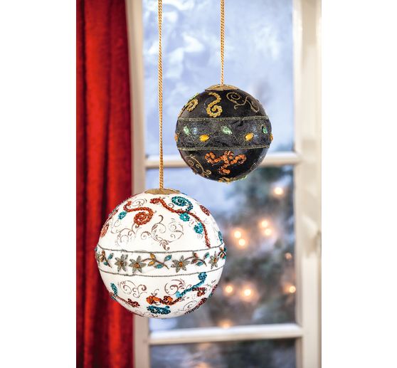 Polystyrene ball, Ø 20 cm, 2 parts