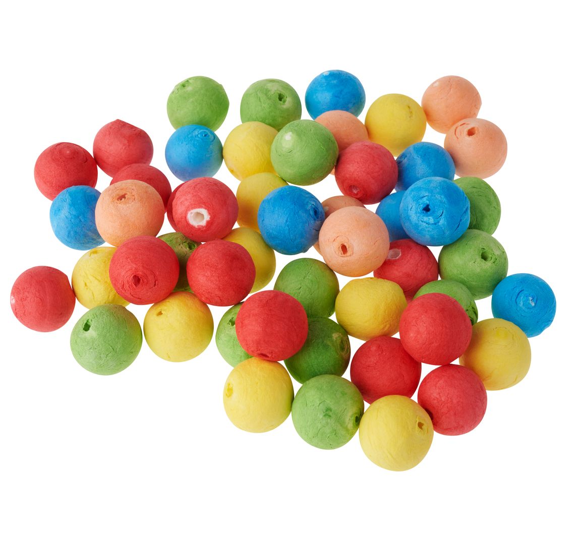 Katoenen wol ballen "Mix van kleuren", 50 stuks