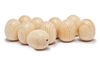Wooden eggs, top drilled, 25 x 30 mm