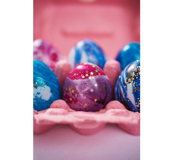 VBS Decorative egg "White", 10 pieces