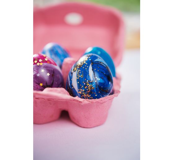 VBS Decorative egg "White", 10 pieces
