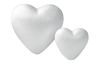 Styrofoam shapes hearts, 9 cm