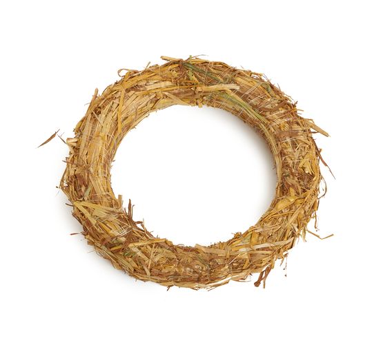 Straw wreath Ø 20 cm