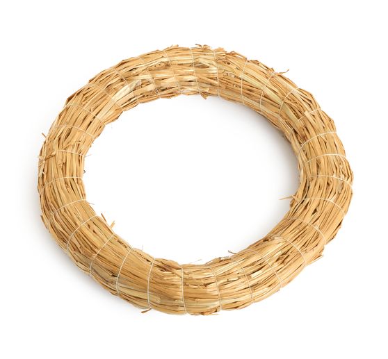 Straw wreath Ø 25 cm