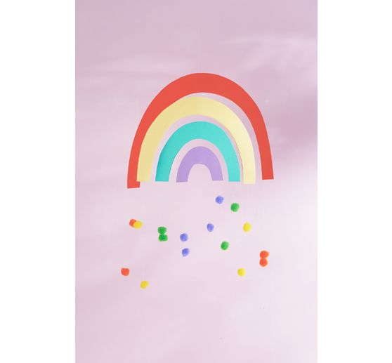 Handicraft paper pad "Rainbow Colours"
