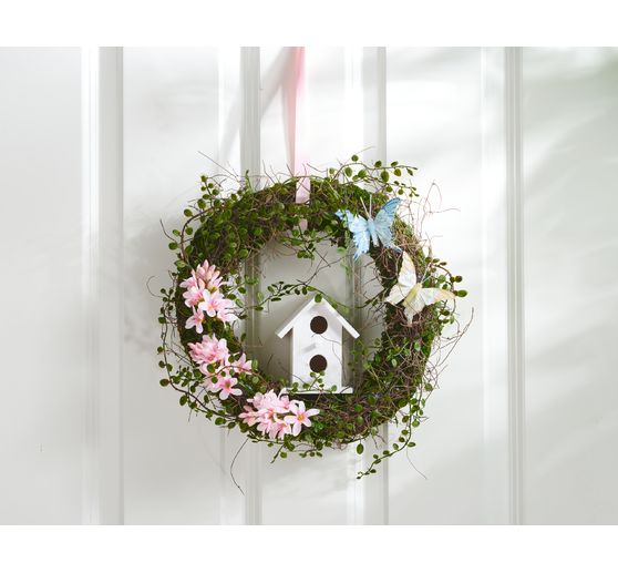 VBS Decoratieve vogelhuisjes "Minis", set van 2