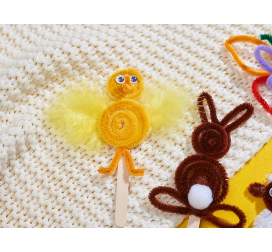 VBS Chenilledraad "Kleuren mix", 30 cm, set van 20