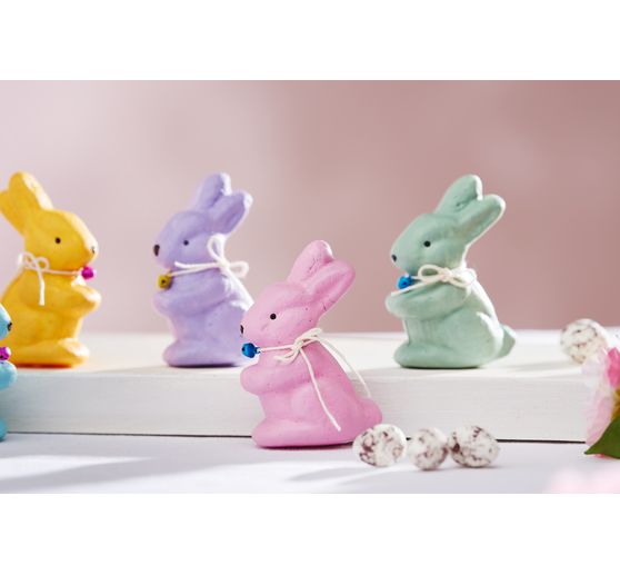 VBS Polystyrene figure "Rabbits", 10 pieces