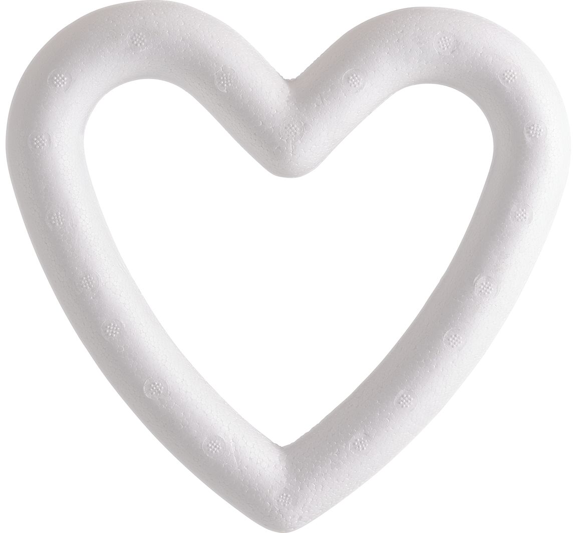 Piepschuim-hart lijst, 20 cm