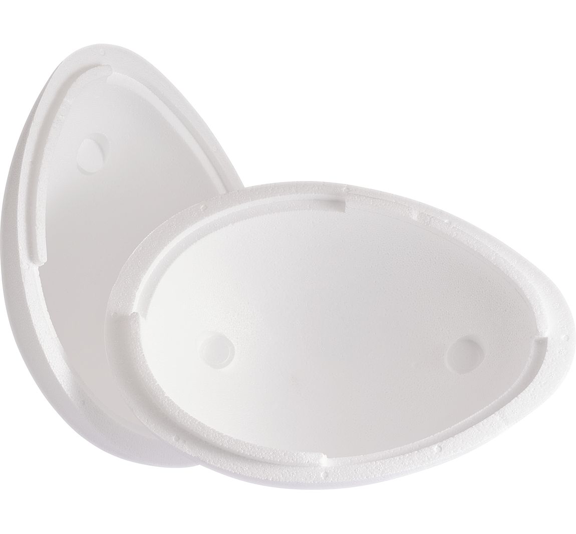 Piepschuim ei, 2 delig, 30 cm