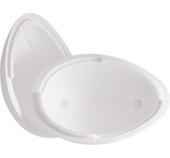 Piepschuim ei, 2 delig, 30 cm
