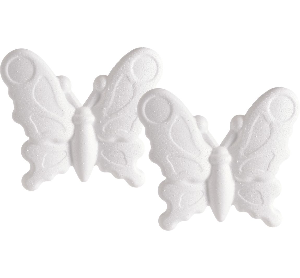 Piepschuim figuur "Vlinder"