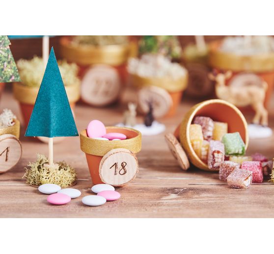 VBS Mini boomschors schijven "Rond"