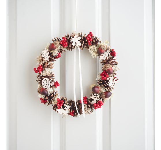 Decorative branch with red berries