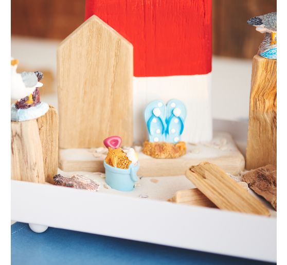 Miniature bucket & flip-flops