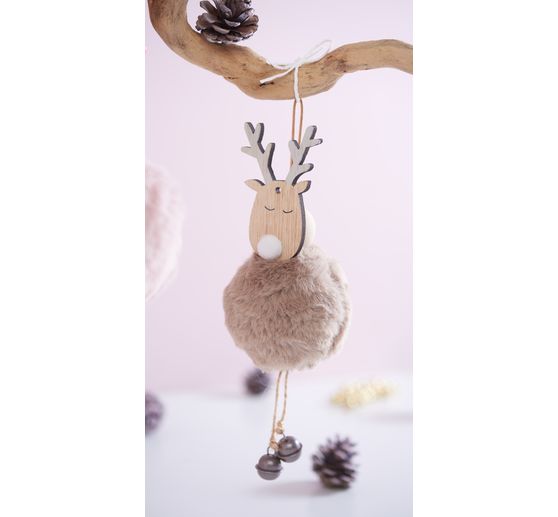 Pluche bal "Filis", ca. Ø 9 cm, 2 stuks