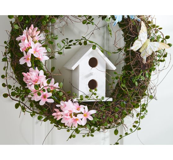VBS Decoratieve vogelhuisjes "Minis", set van 2