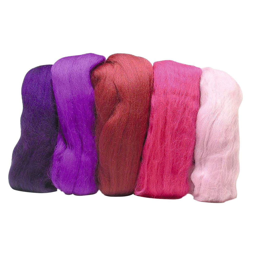 Merino topjes mixen, superfijn - Rozig-Tinten