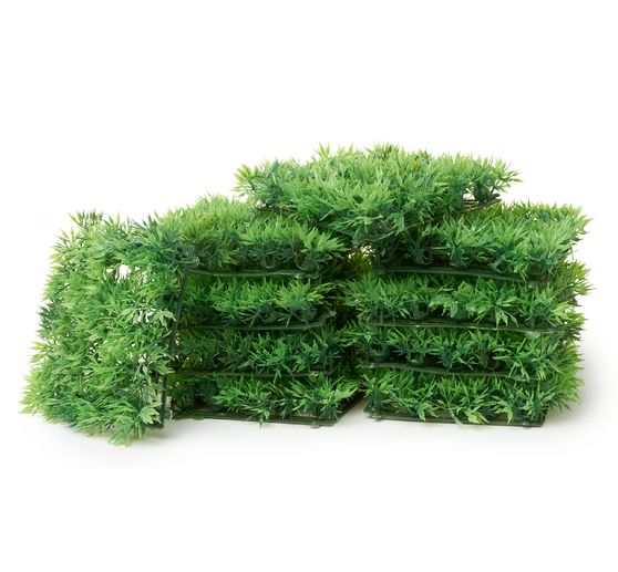 10 grass mats, about 13 x 13 cm, VBS Wholesale Package