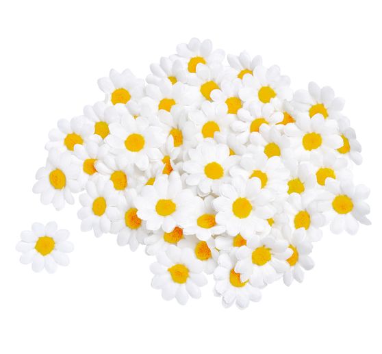 VBS Daisy blossoms, 50 pieces