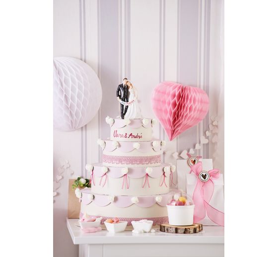 Box set "Cake", set of 5, papier-mâché