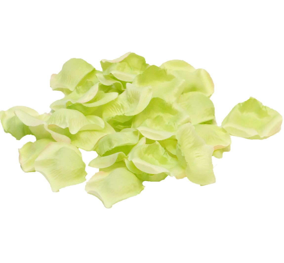 Satijn rozenblaadje "Nean" - Groen
