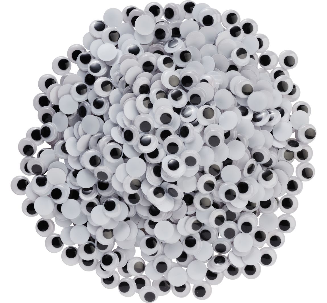 VBS Wiebeloogjes om op te plakken "Rond", 16 mm, 800 stuks