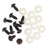 Beren ogen bruin, Ø 9 mm, 10 stuks