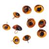 Bear ogen met oogje, bruin,&Oslash; 8mm, 10 stuks