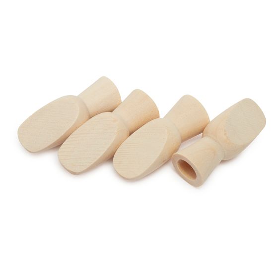 Wooden hands, 4 pieces