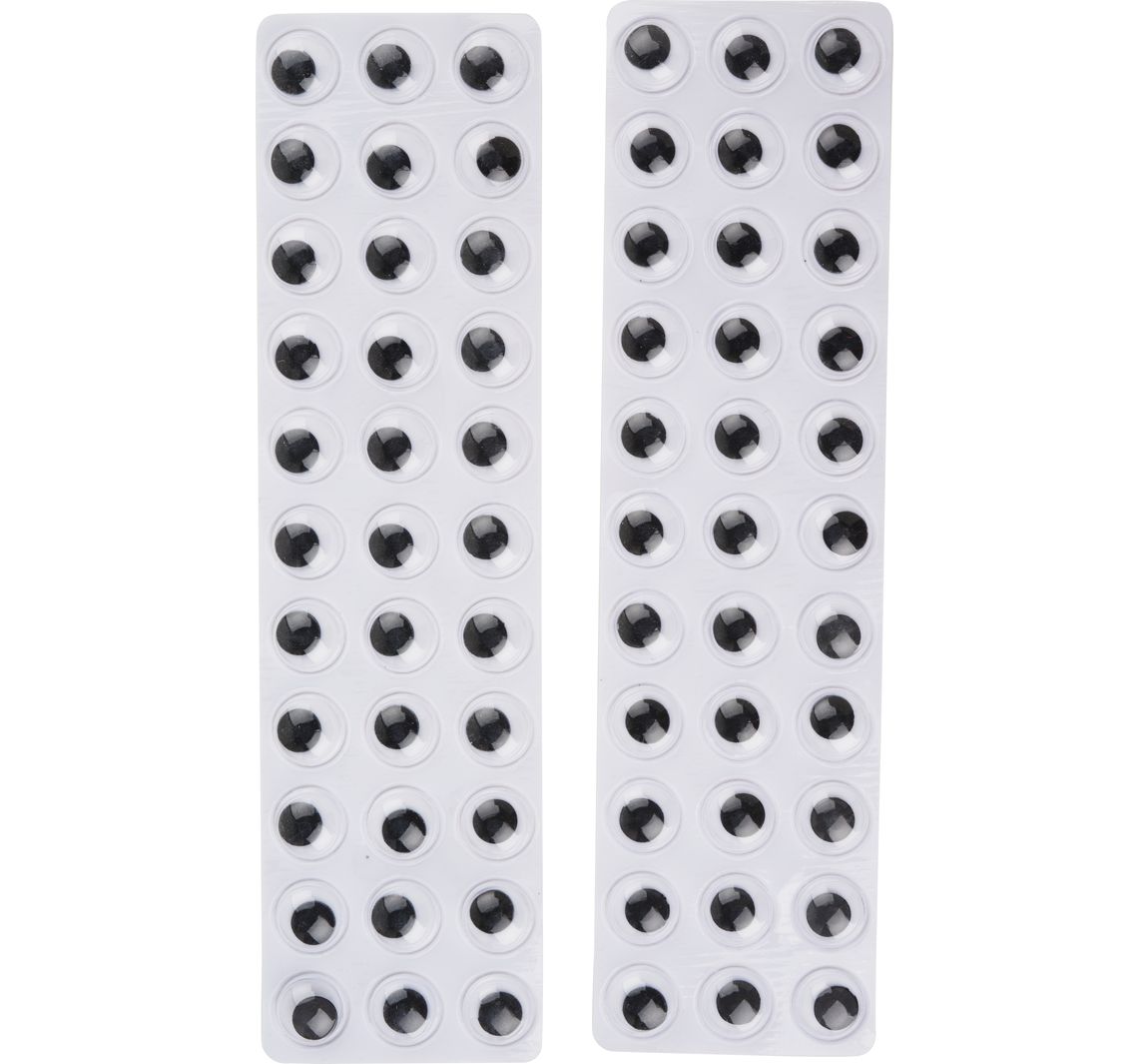 Wiebelogen zelfklevende "Rond" - 10 mm, 66 stuks