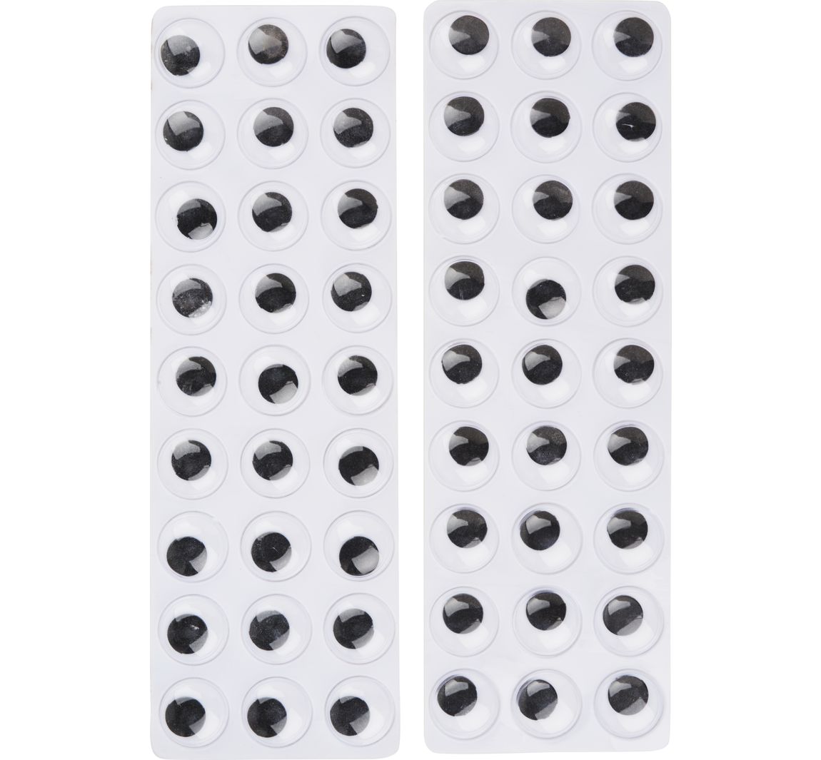 Wiebelogen zelfklevende "Rond" - 12 mm, 54 stuks