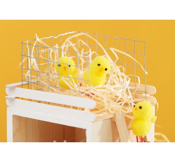 VBS Chenille chicks "Height 4 cm", 18 pcs.