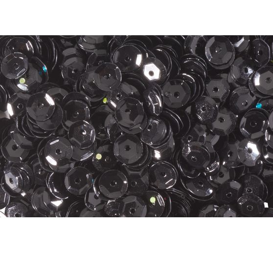 Pailletten gewelfd, metallic