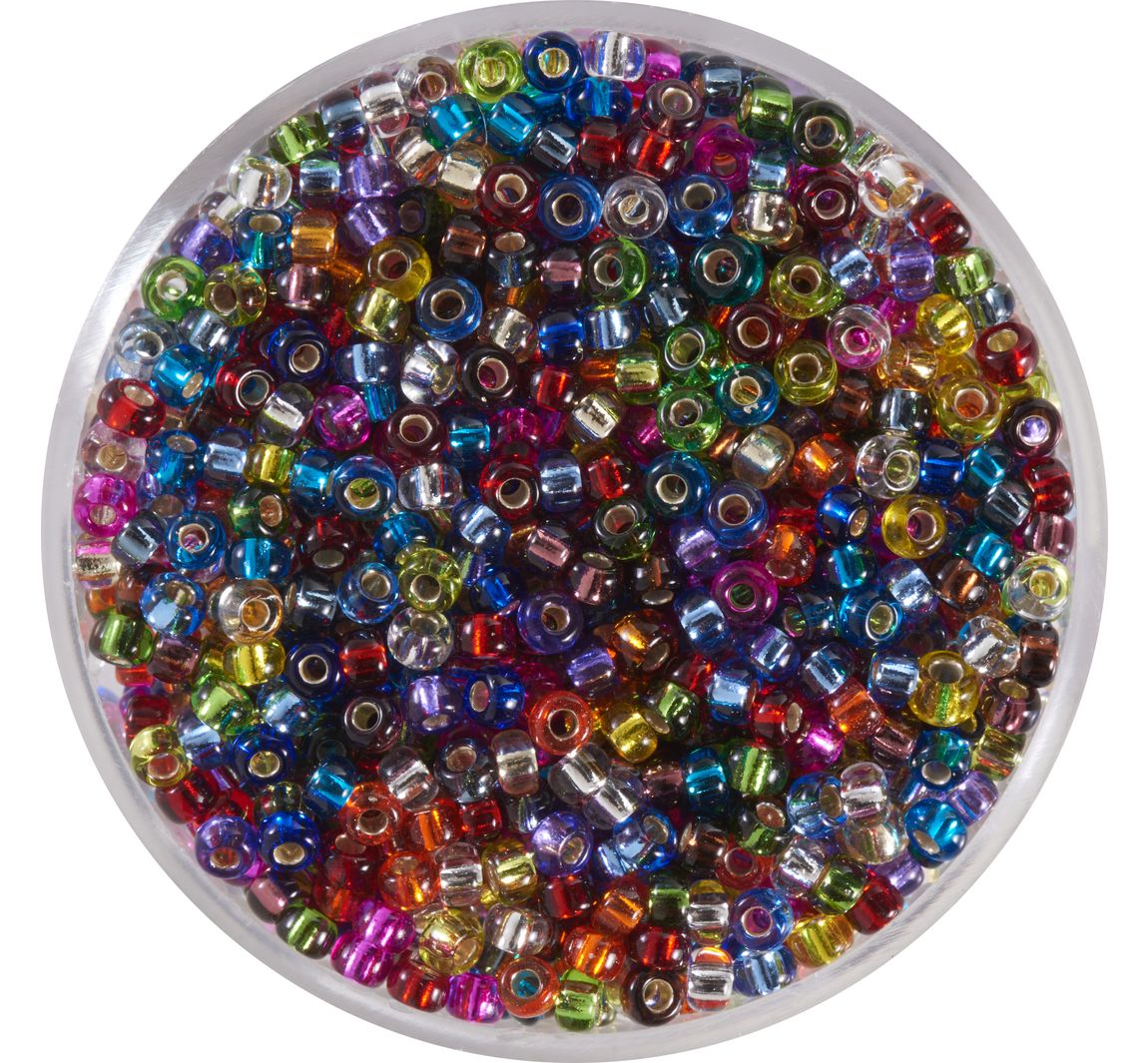 Miyuki Rocailles - silverlined-Mix