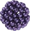 Glass wax beads, Ø 6 mm, 55 pieces