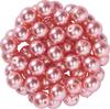 Glass wax beads, Ø 6 mm, 55 pieces
