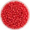 Rocailles "Ondoorzichtig" Rood