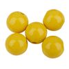 Wooden beads, Ø 12 mm, 30 pieces Yellow