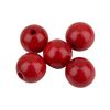 Wood Beads, Ø 15 mm Red