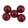 Wood Beads, Ø 15 mm Cherry Red